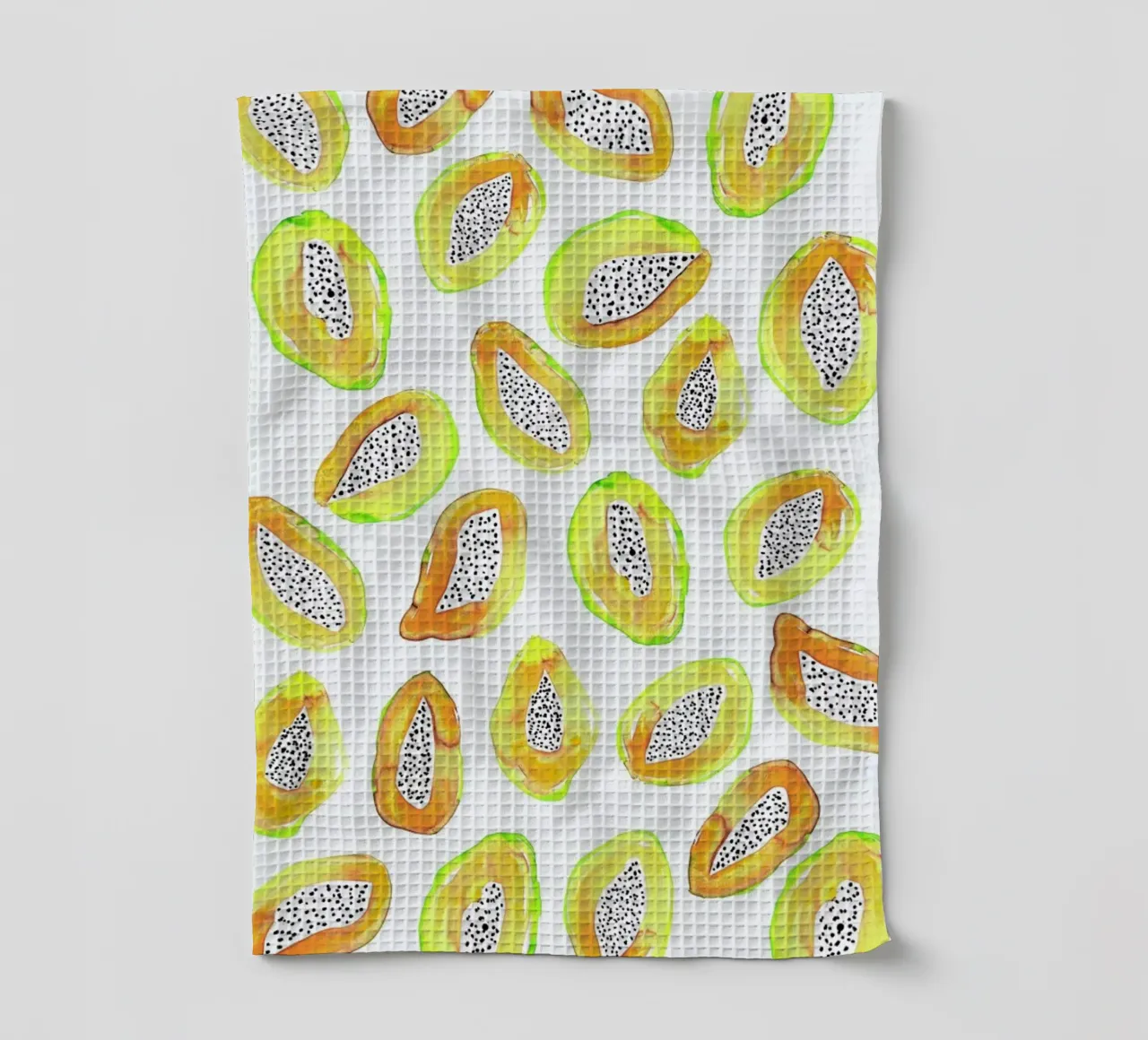 Papaya Geschirrtuch von Amy Sia