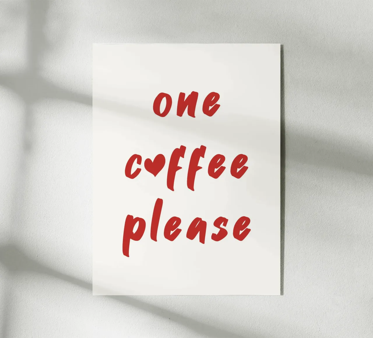 Un caffè per favore plexiglass da Spice & Style