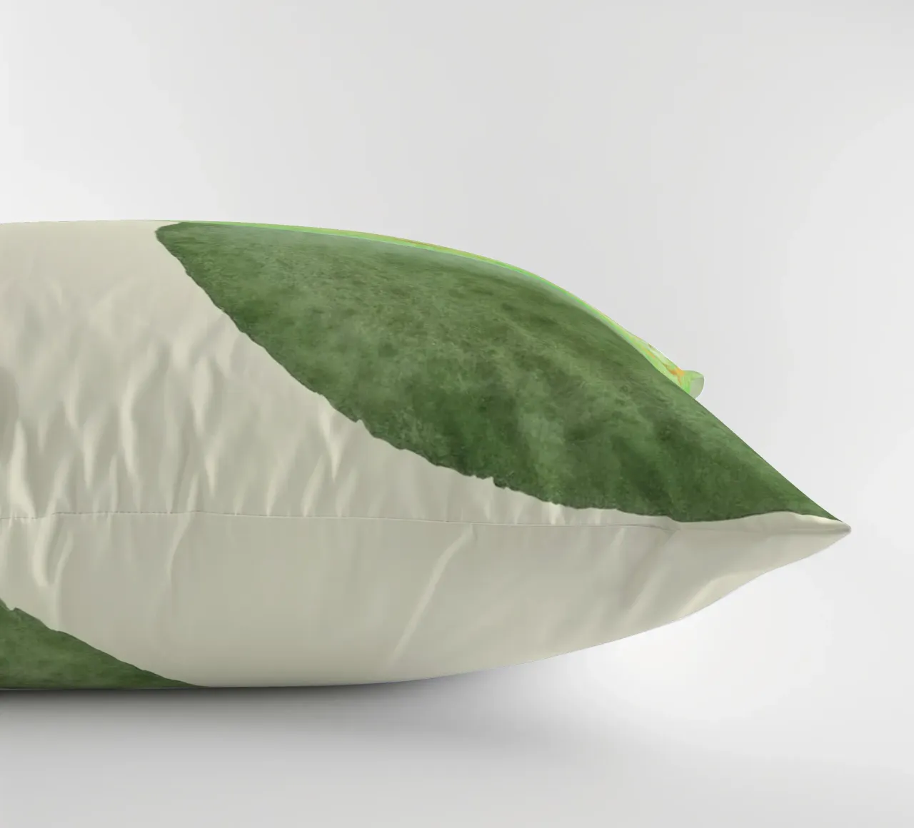 Green-Form-Goldig-Aquarell cuscino da AESTHETIC VIBES by Isabel