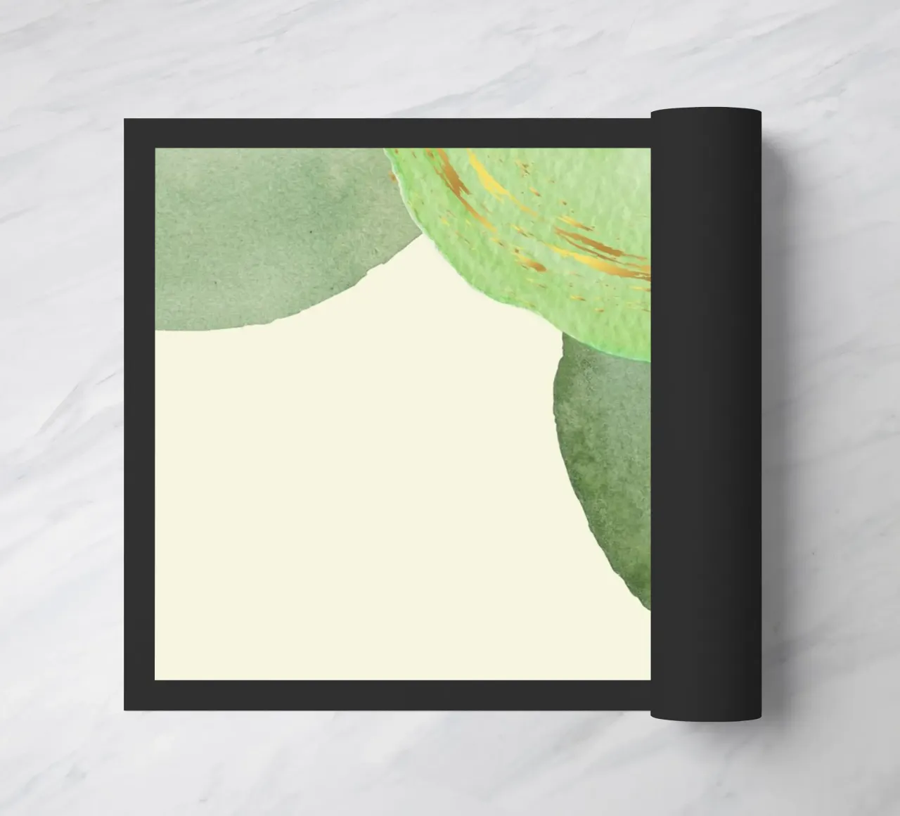 Green-Form-Goldig-Aquarell zerbino da AESTHETIC VIBES by Isabel