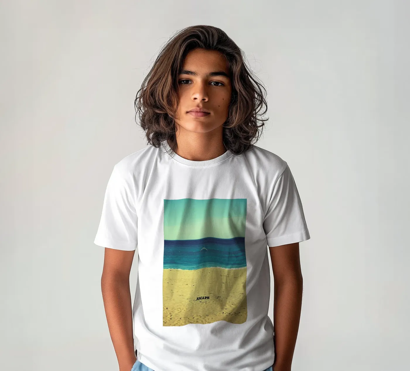 Escape t-shirt bambini da Robin Delean