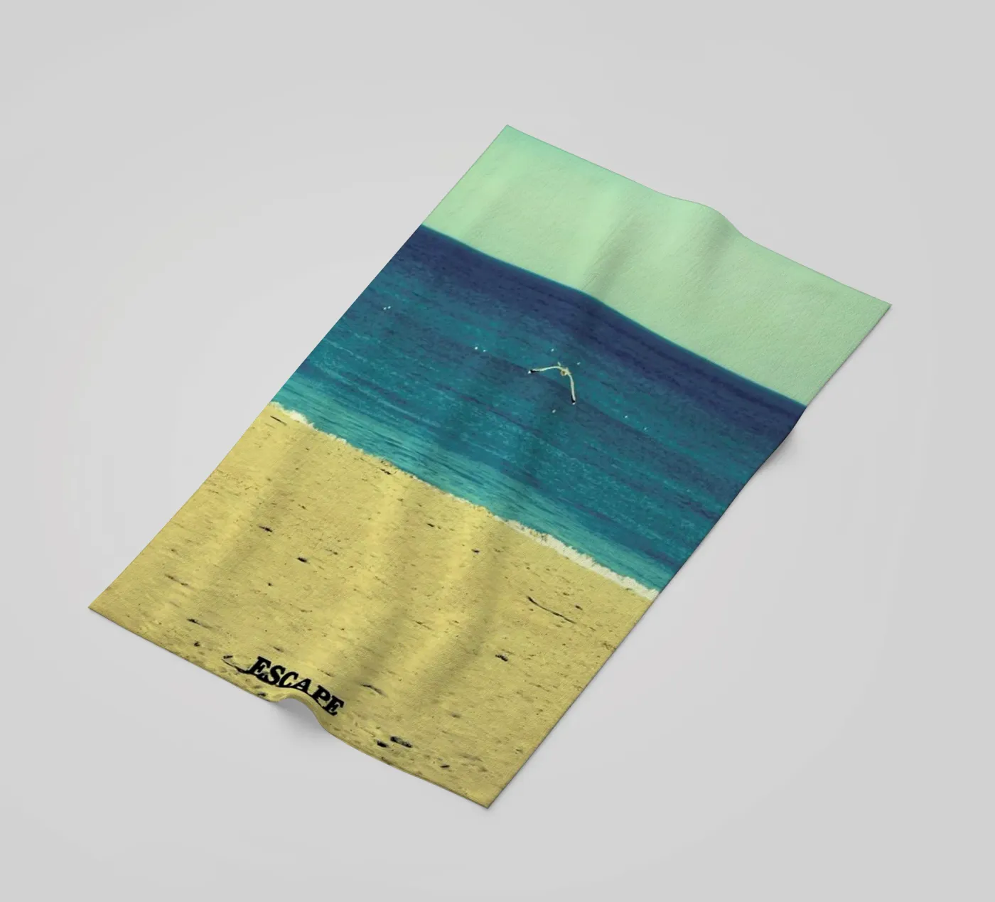 Escape beach towel by Robin Delean