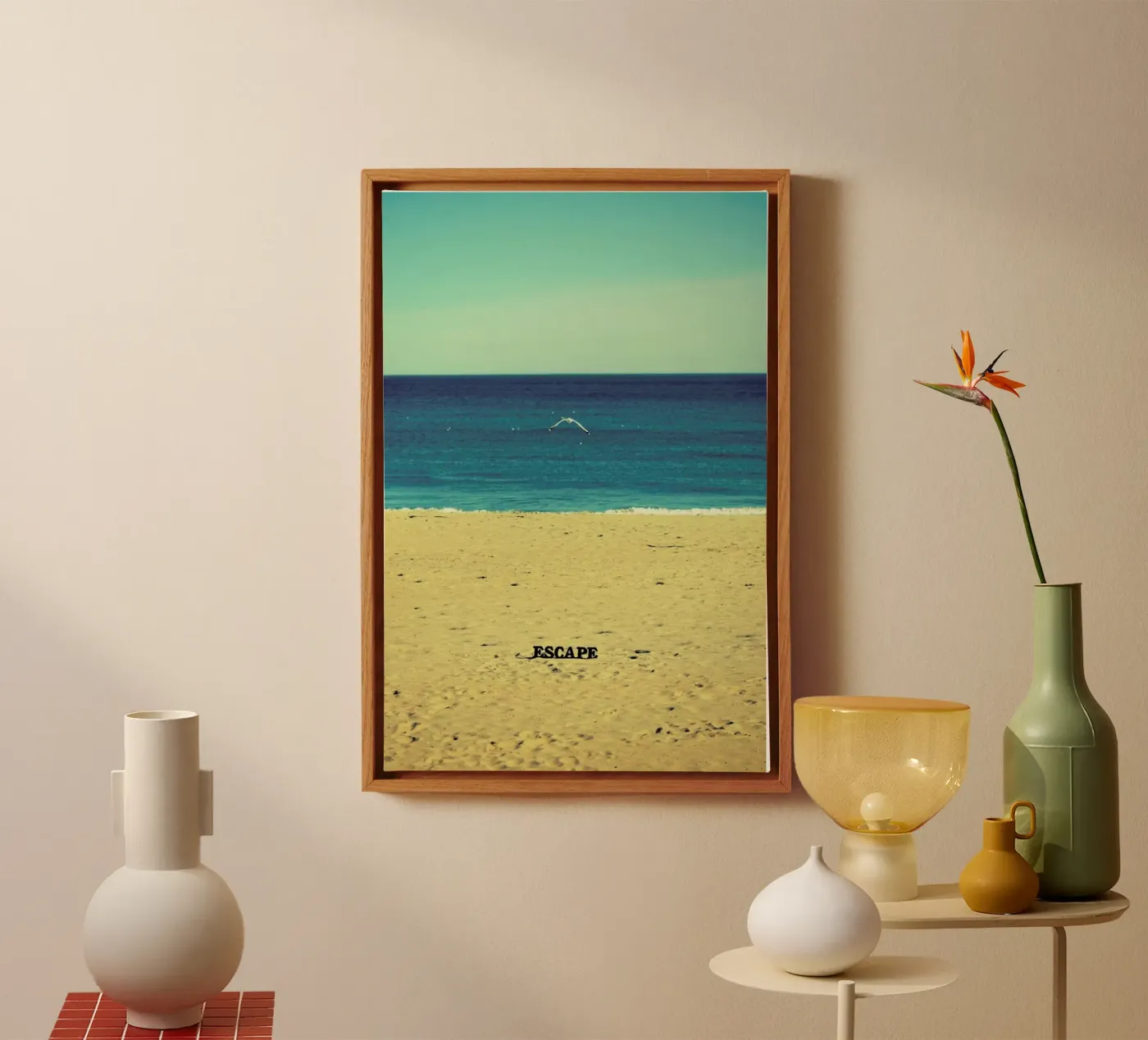 Escape canvas van Robin Delean