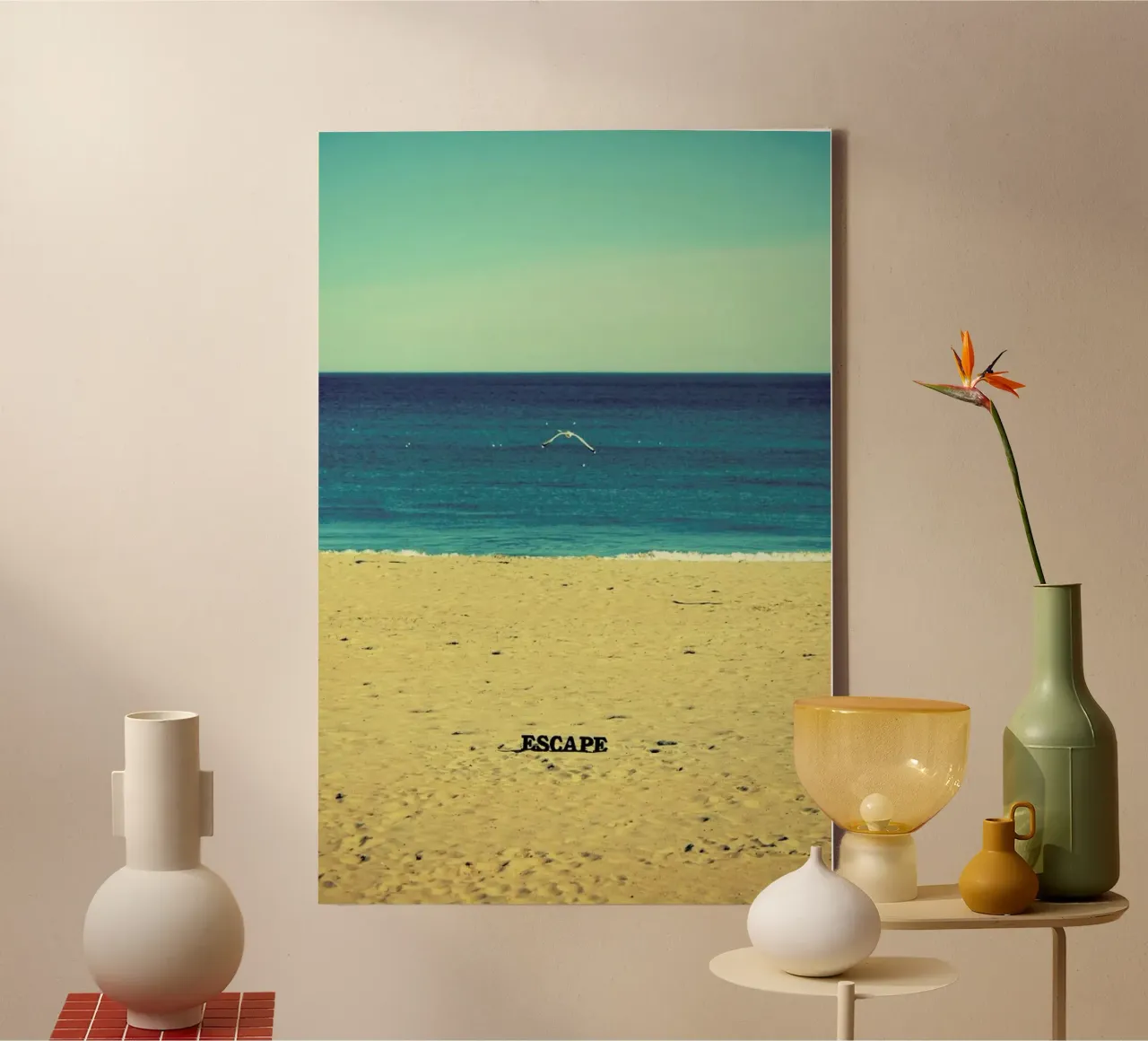 Escape canvas van Robin Delean