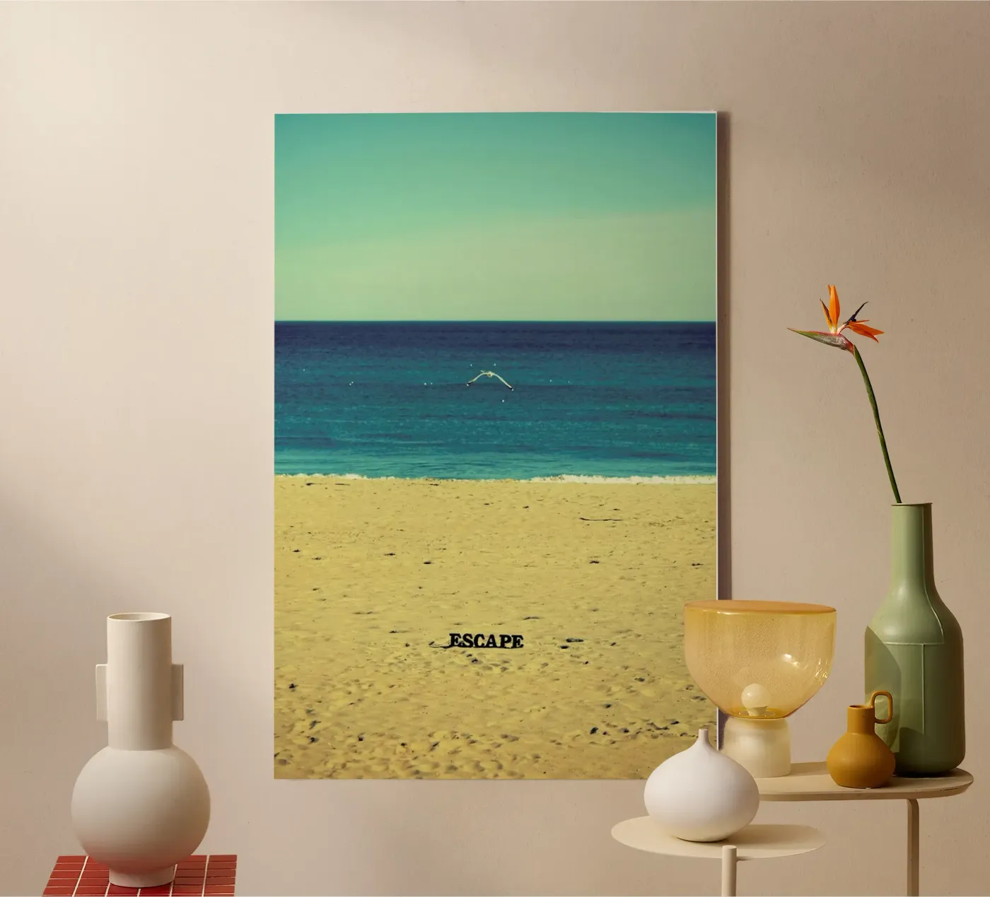 Escape canvas van Robin Delean