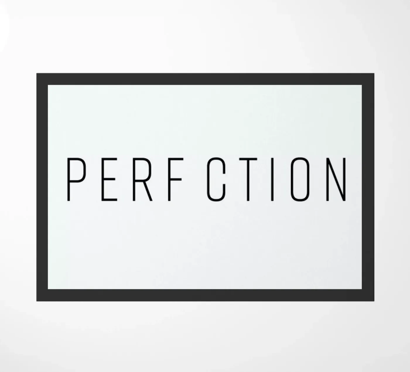Perfection deurmat van Nordic Creators