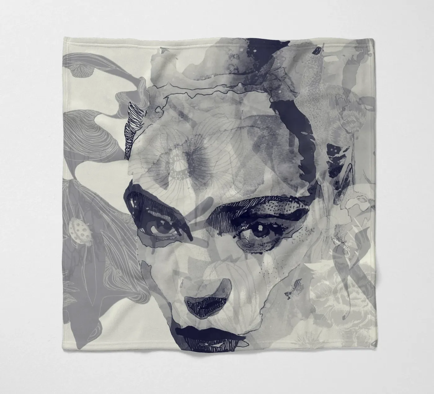 monochrom Fleecedecke von Giulio Iurissevich