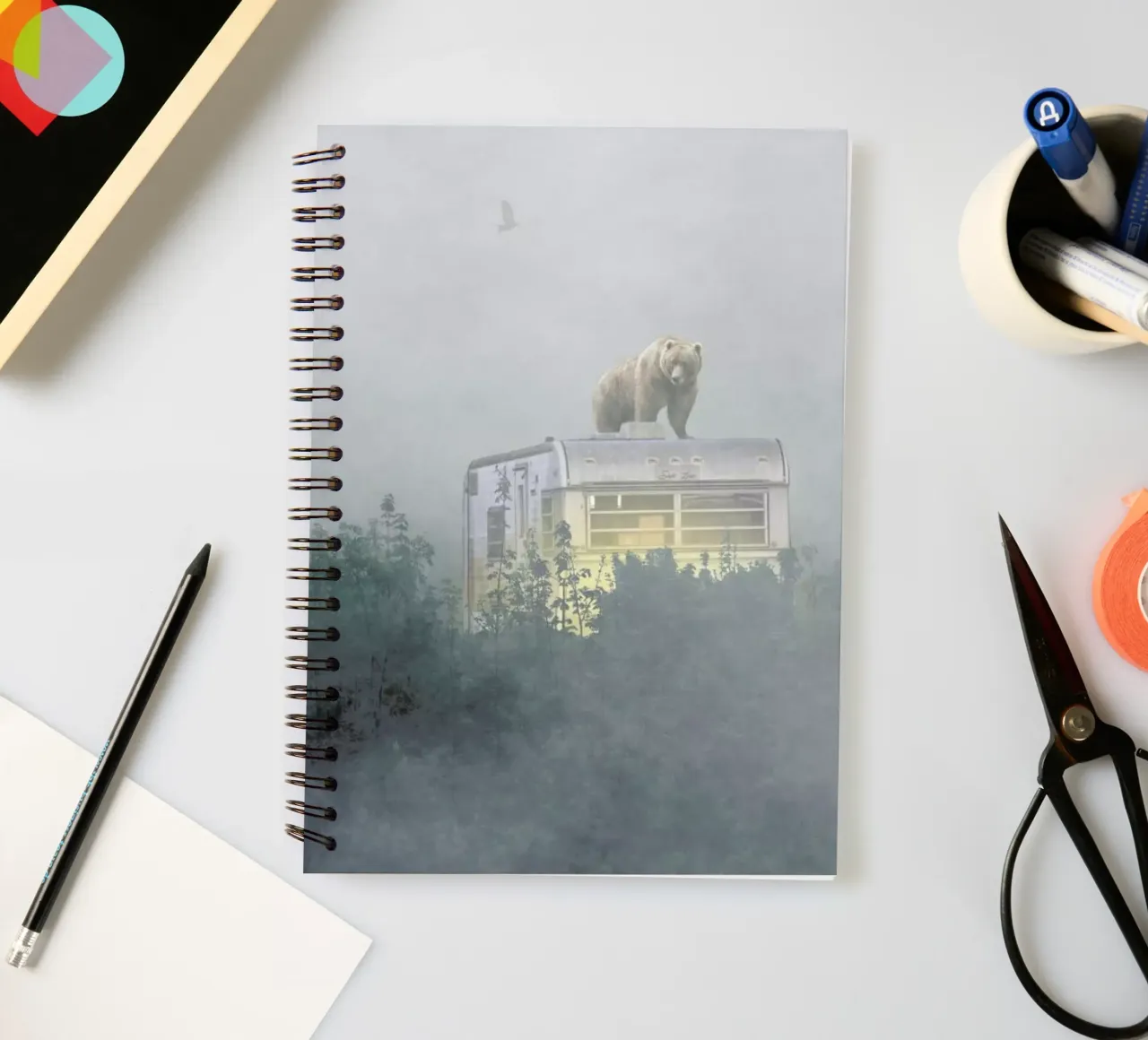 Becoming the Hunted spiral notebook by Jason Brueck