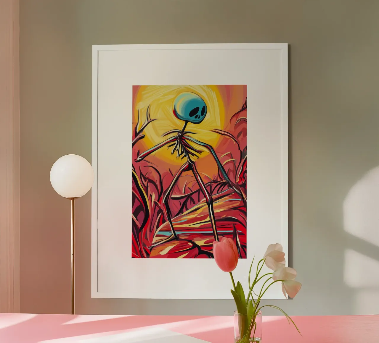 Danzando nel crepuscolo di fuoco carta hahnemühle da melipo-art