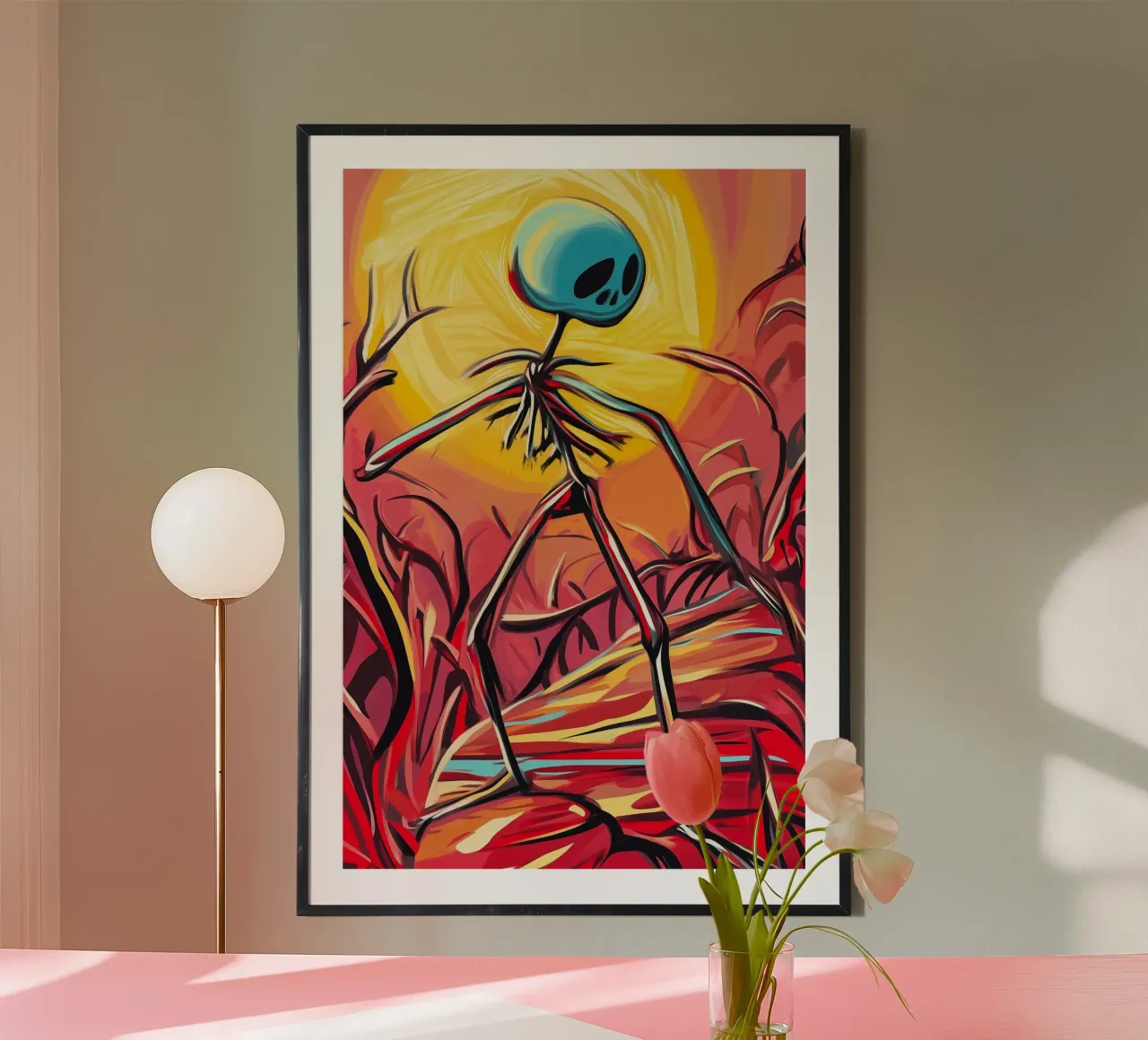 Danzando nel crepuscolo di fuoco carta hahnemühle da melipo-art