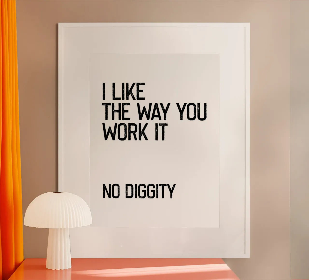 I Like The Way You Work It - No Diggity - Musik Kunst Poster von Peaches Art Prints