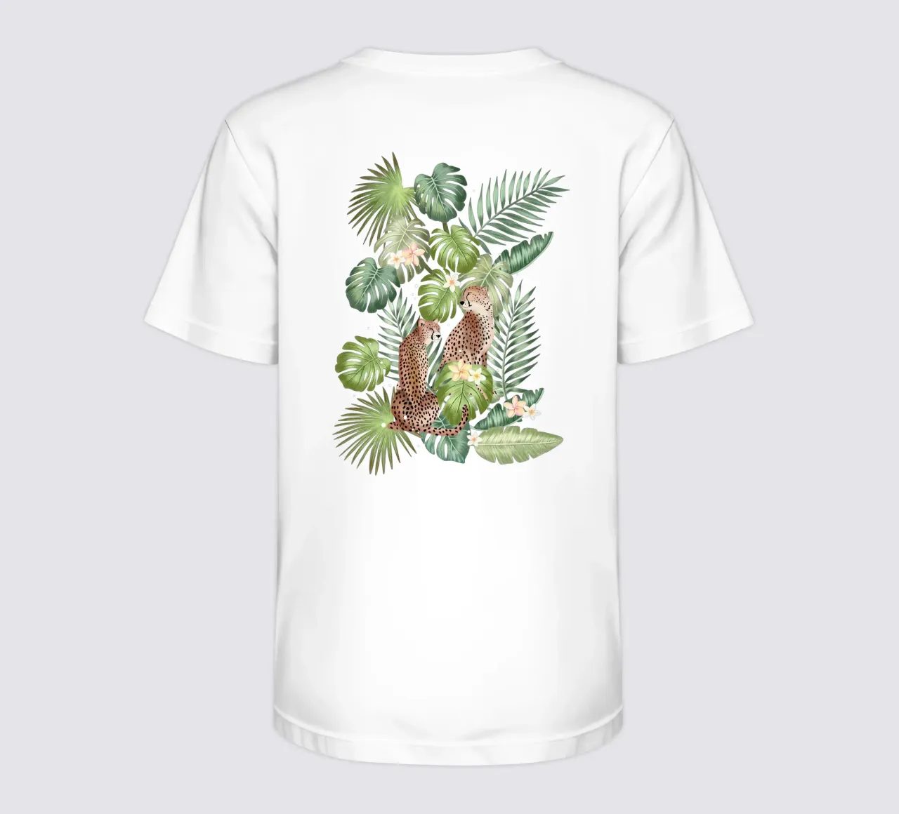 Jungle elegance with cheetahs kids t-shirt by CalliLetters