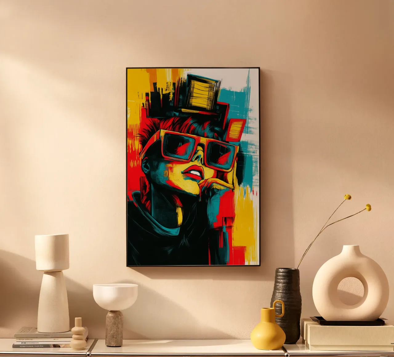 Cybervision in un tripudio di colori alluminio dibond da melipo-art