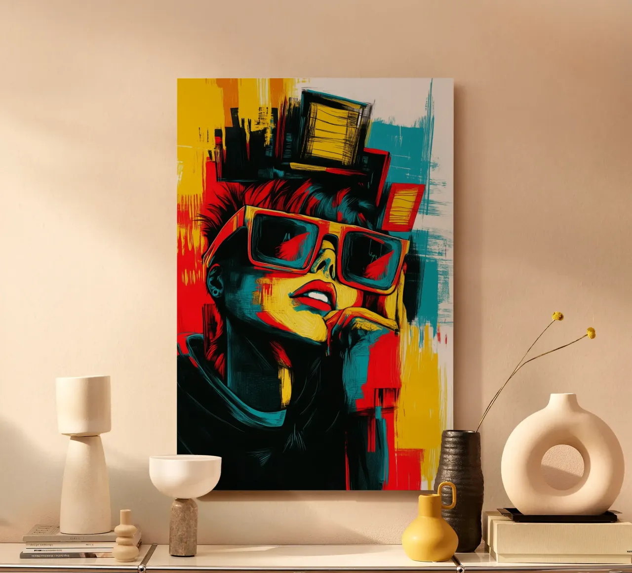 Cybervision in un tripudio di colori alluminio dibond da melipo-art