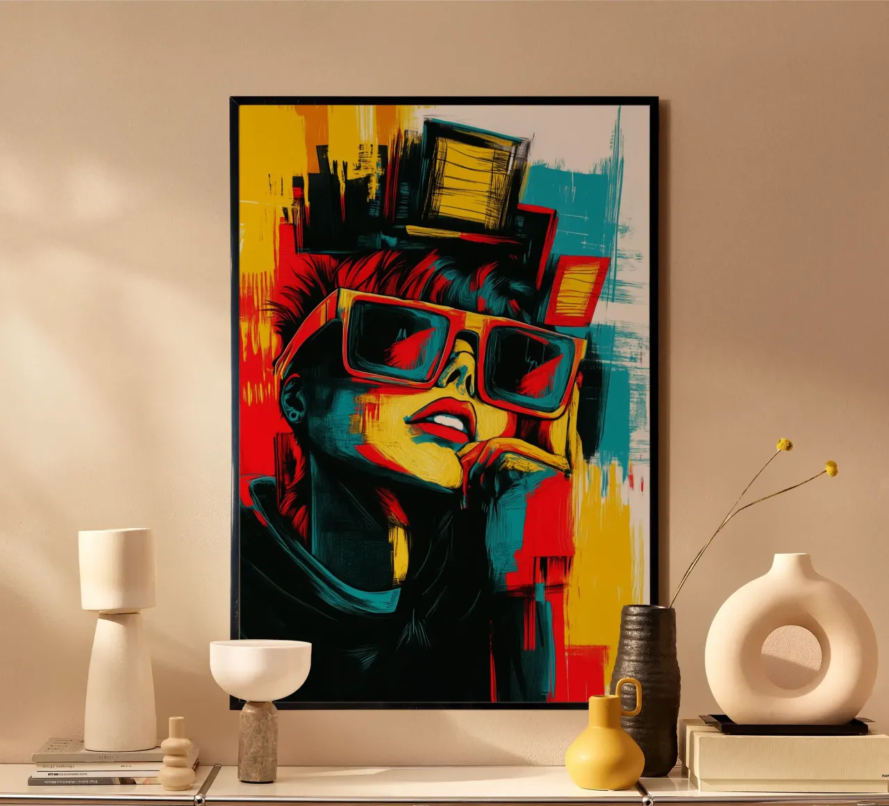 Cybervision in un tripudio di colori carta hahnemühle da melipo-art