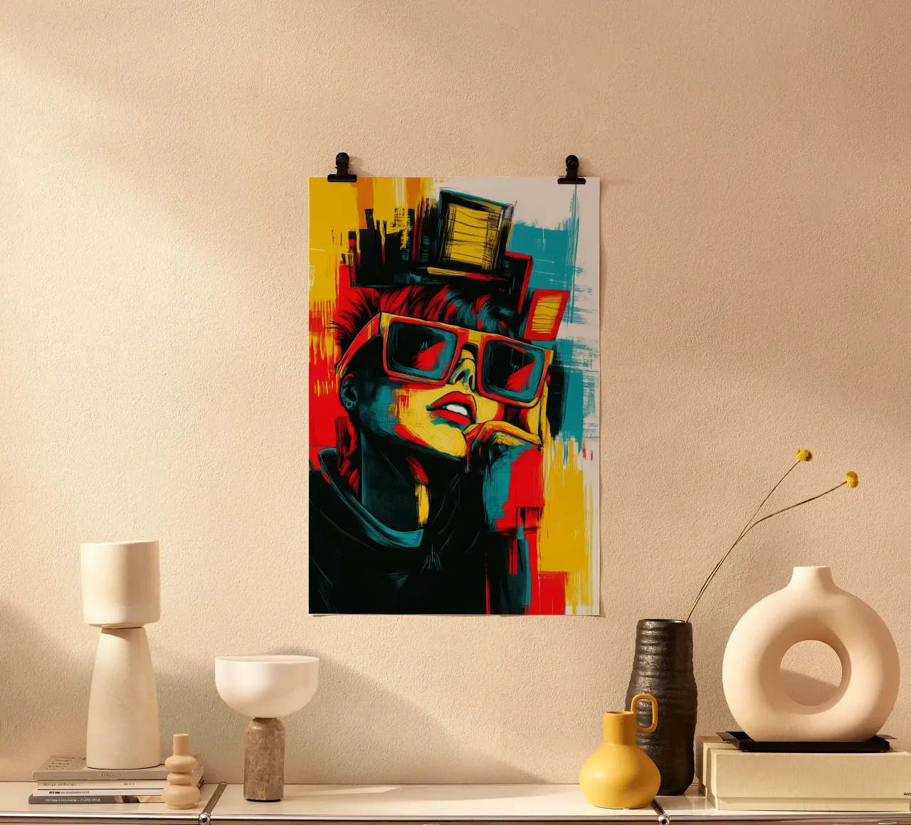 Cybervision in un tripudio di colori carta hahnemühle da melipo-art