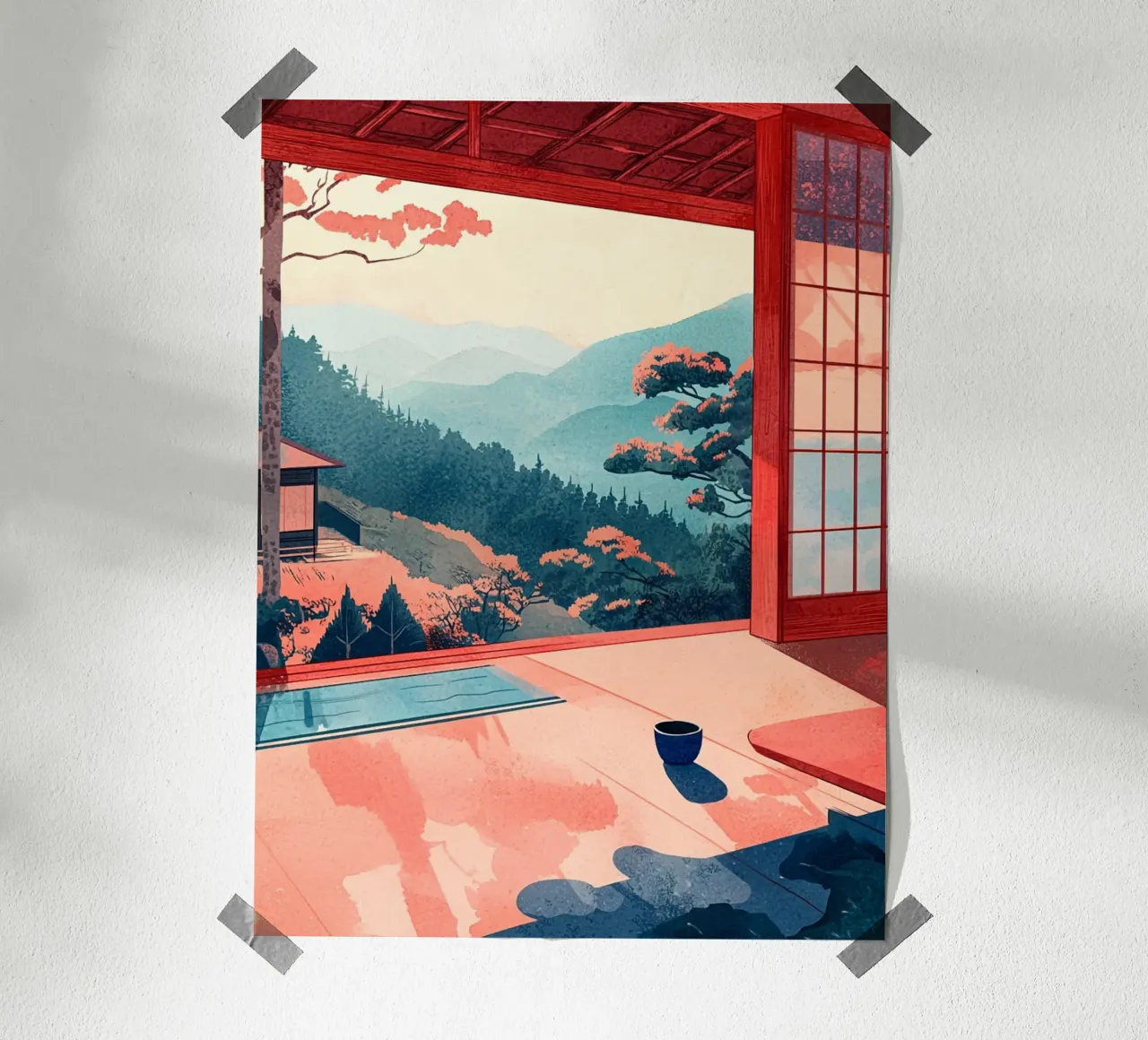Ryokan View carta hahnemühle da Sugoi