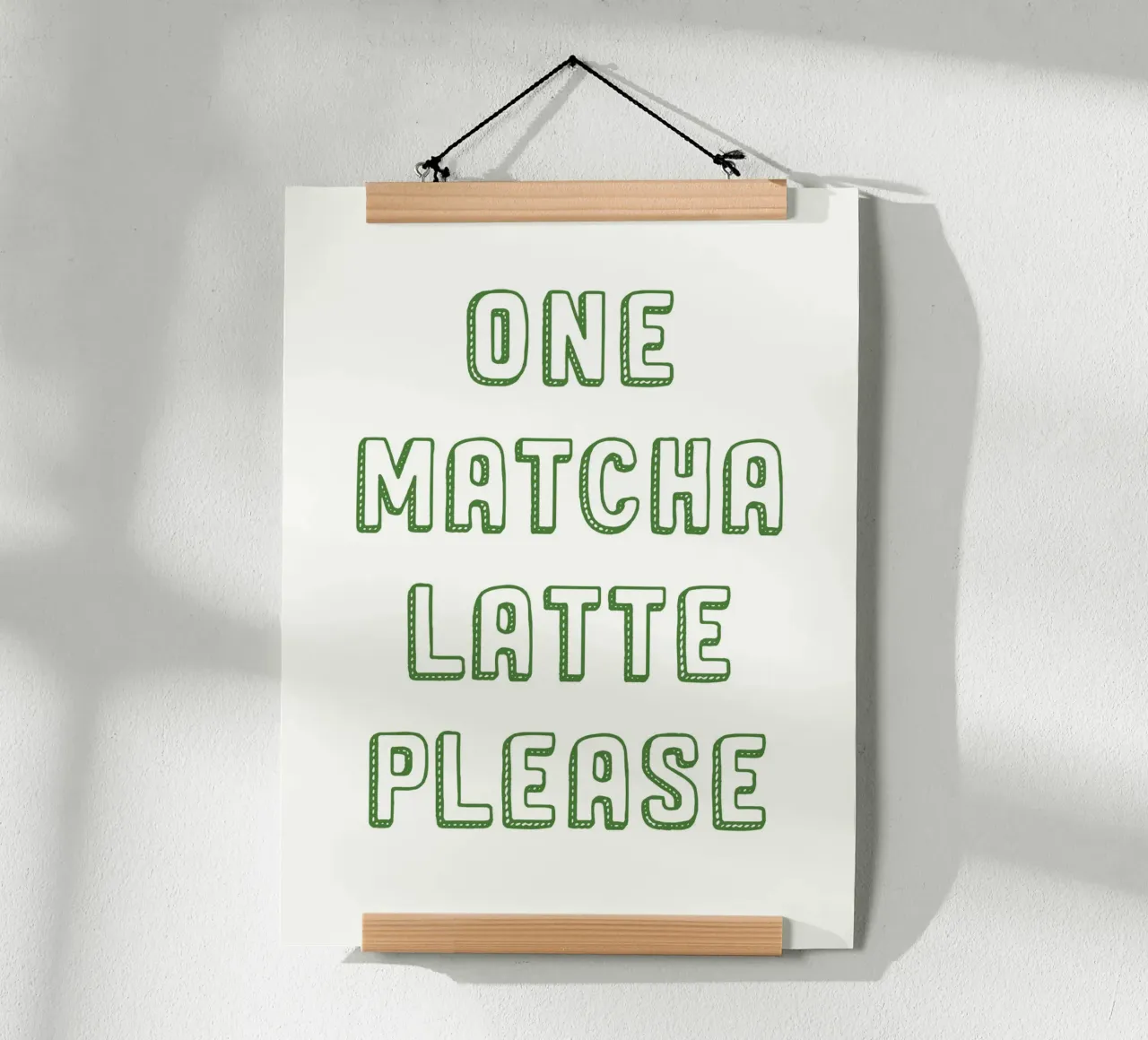 Un latte Matcha per favore carta hahnemühle da Spice & Style