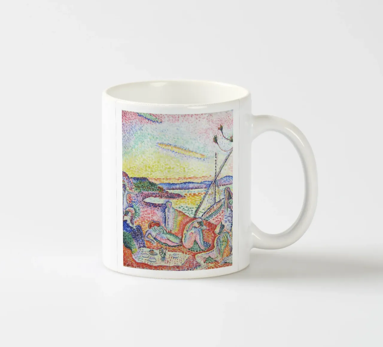 Henri Matisse Prints, kleurrijke abstracte moderne kunst keramische mok van ArtHaus