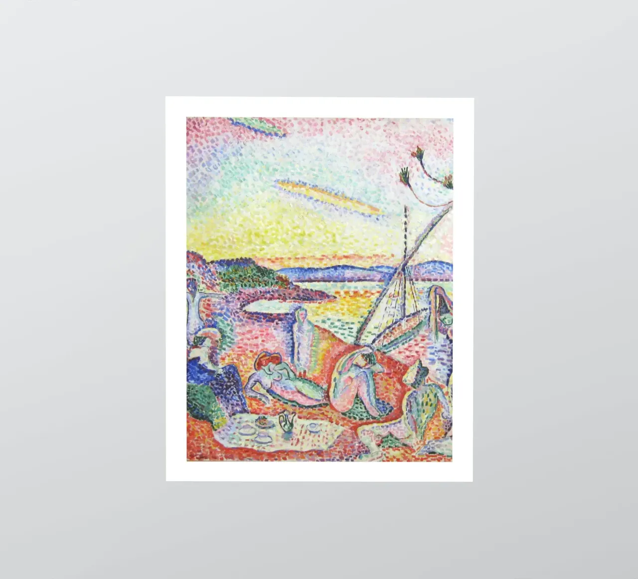 Henri Matisse Drucke, farbenfrohe abstrakte moderne Kunst Sticker von ArtHaus