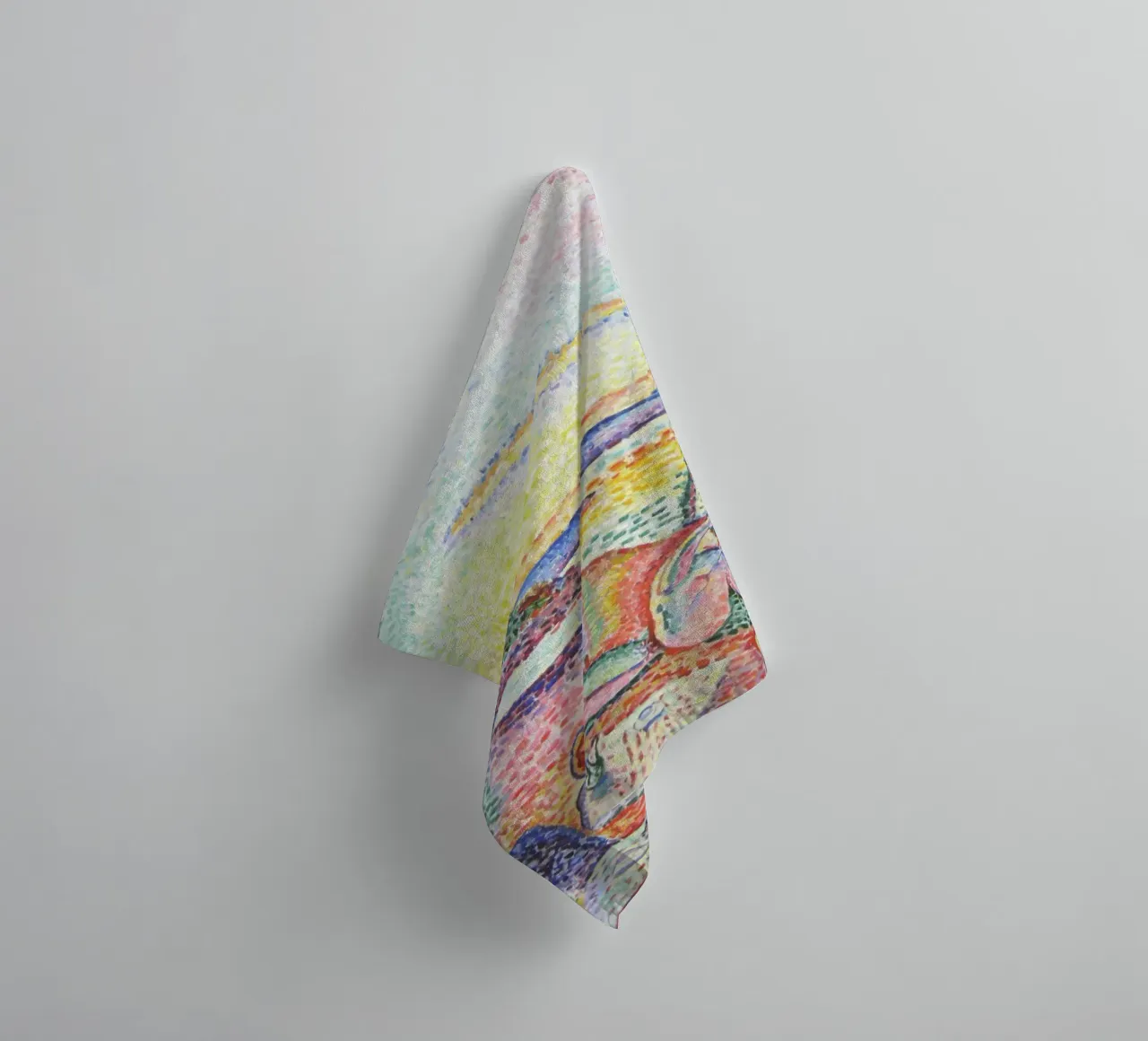 Henri Matisse Prints, Colorful Abstract Modern Art towel by ArtHaus