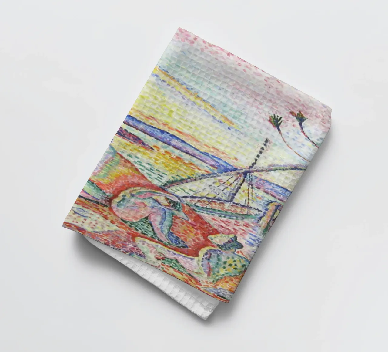 Henri Matisse Prints, kleurrijke abstracte moderne kunst theedoek van ArtHaus