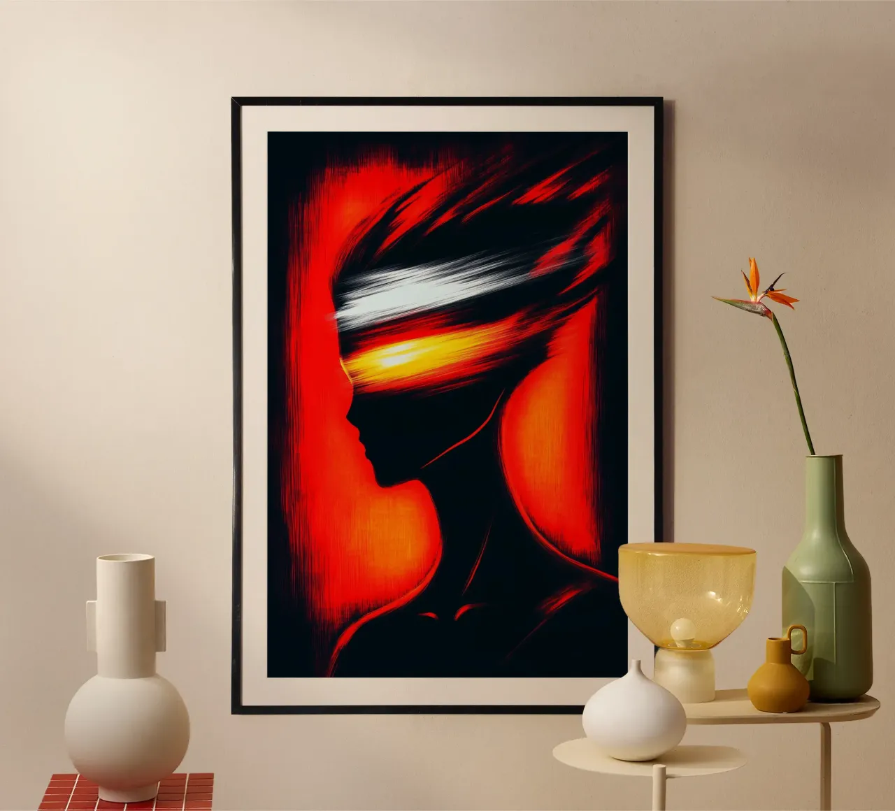 Flammen des Bewusstseins Hahnemühle von melipo-art