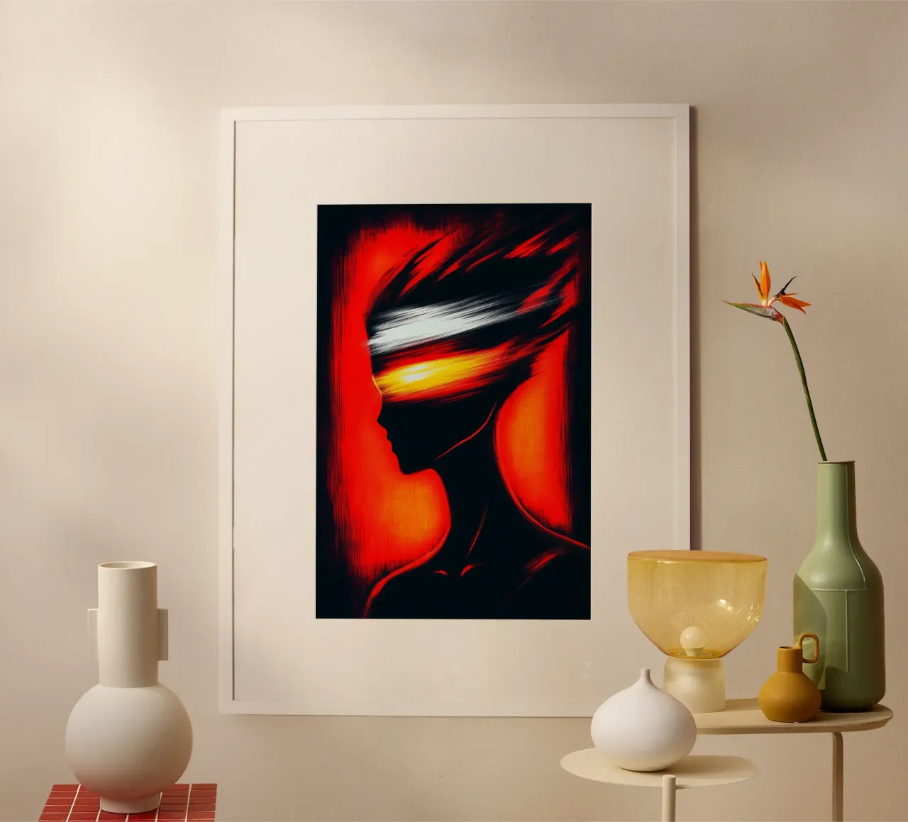 Flammen des Bewusstseins Hahnemühle von melipo-art