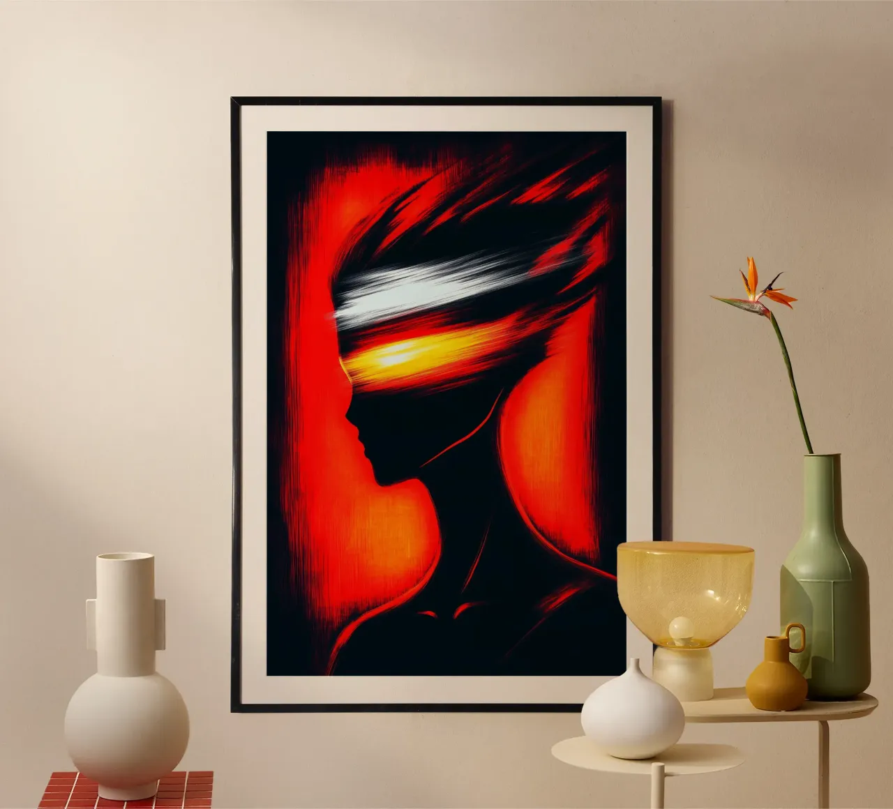 Flammen des Bewusstseins Hahnemühle von melipo-art