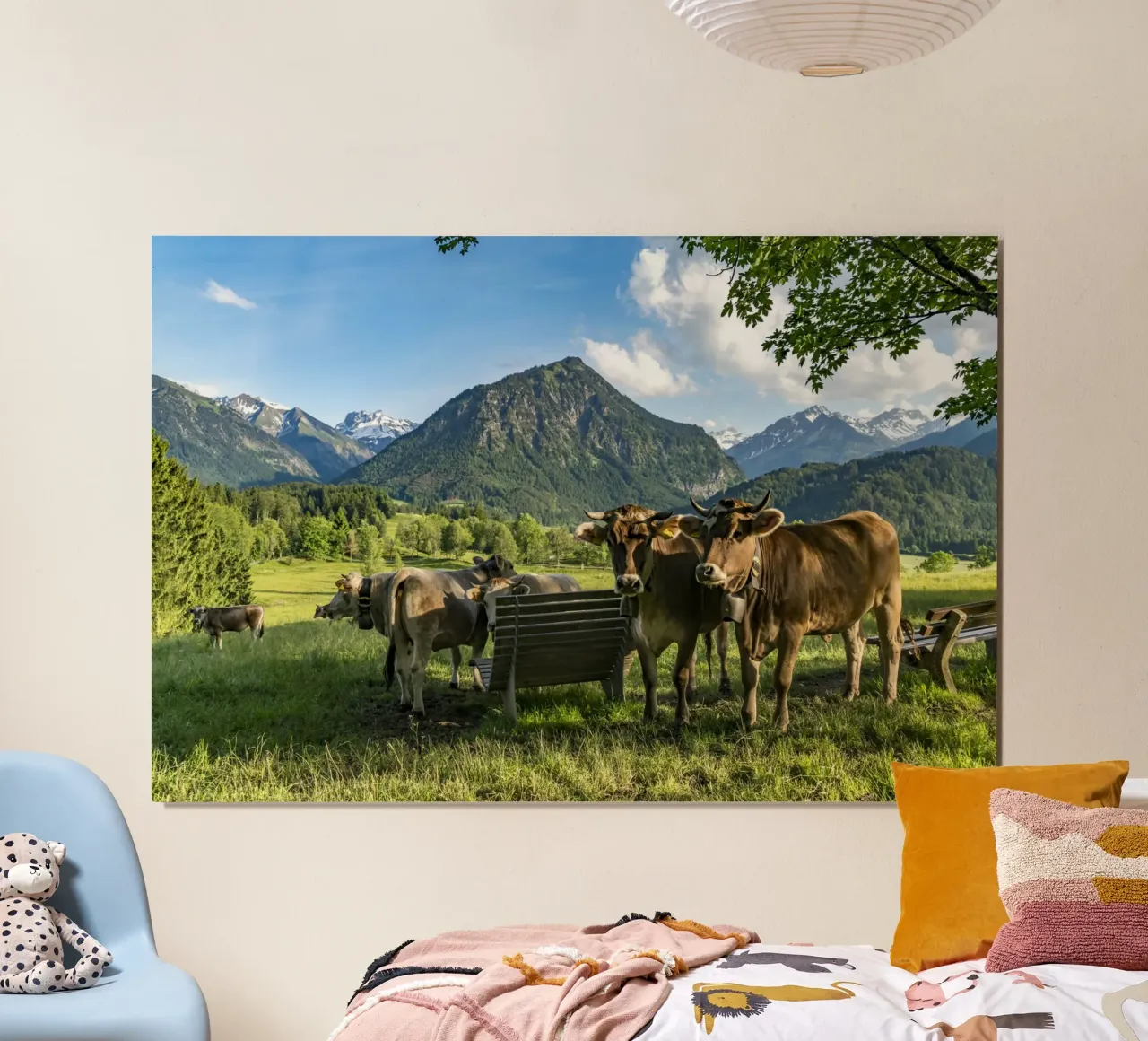 Kühe im Allgäu carta hahnemühle da Reisefotografie - Bilder aus aller Welt