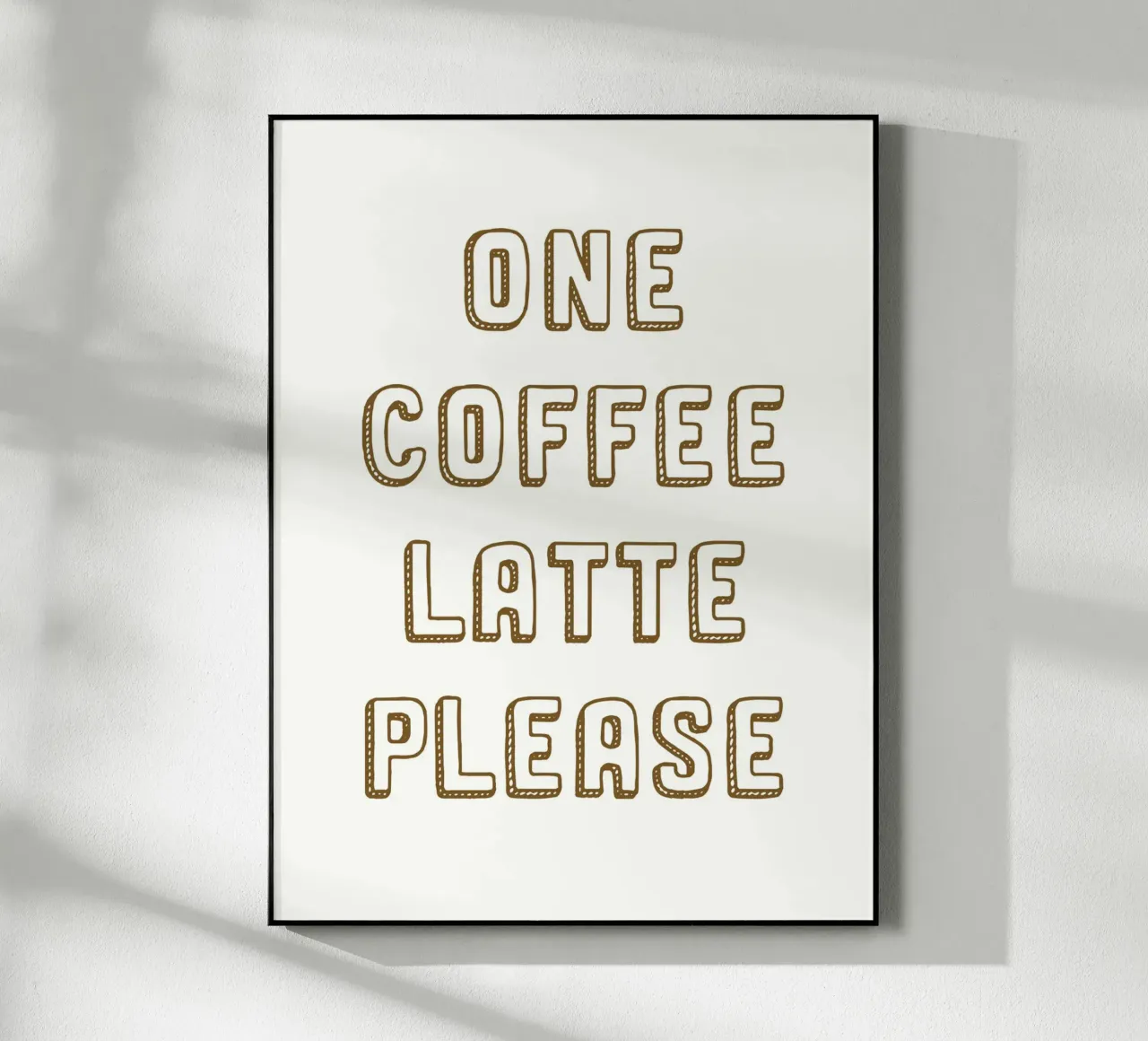 Un caffè macchiato per favore plexiglass da Spice & Style