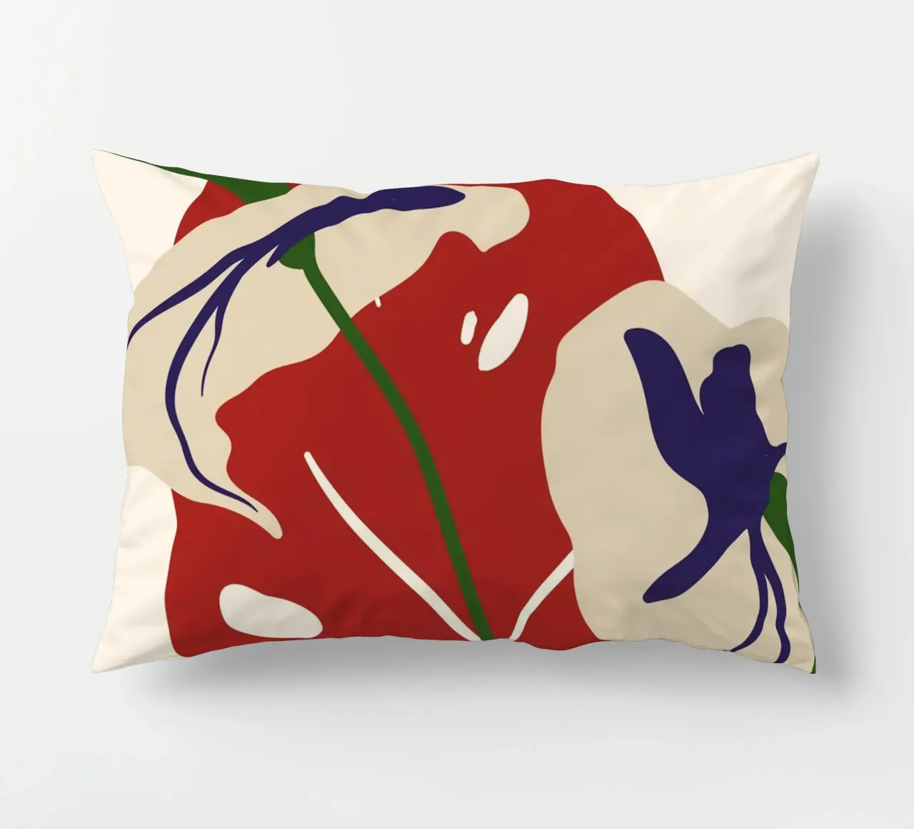 Abstract Botanical Harmony | Art cuscino da PrintCessStudio