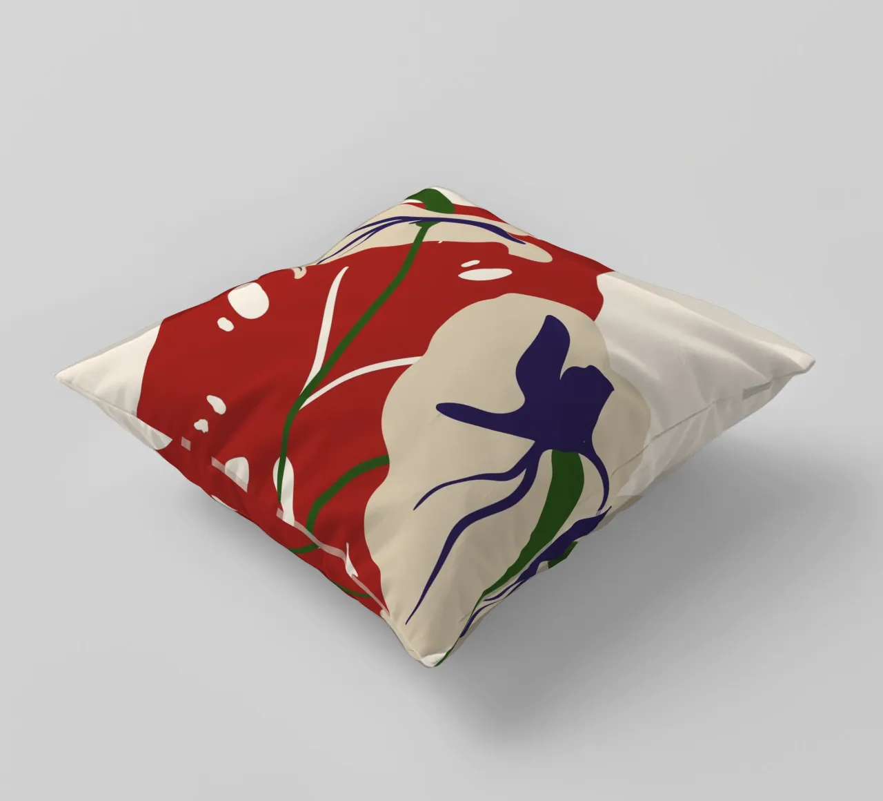 Abstract Botanical Harmony | Art cuscino da PrintCessStudio