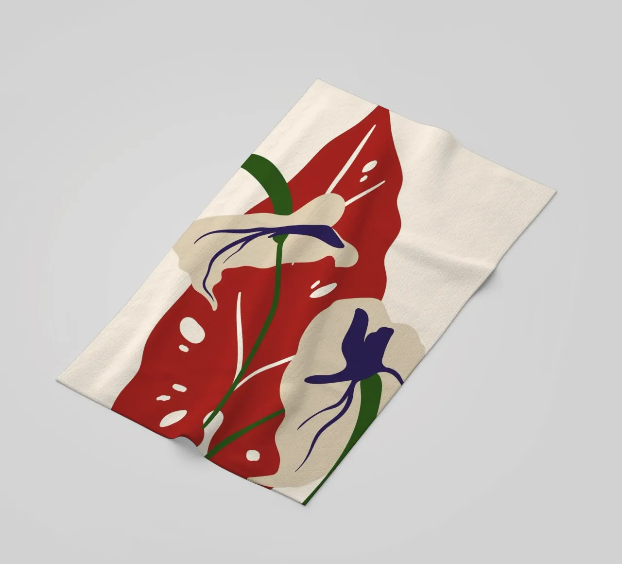 Abstract Botanical Harmony | Art telo mare da PrintCessStudio