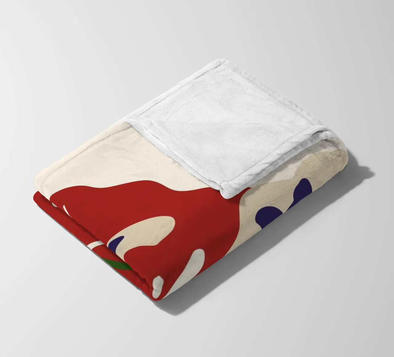 Abstract Botanical Harmony | Art coperta in pile da PrintCessStudio