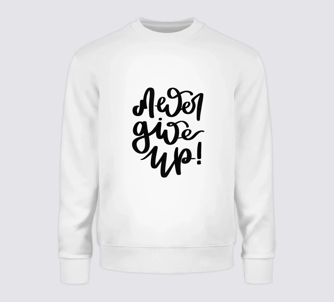 Never give up! felpa da LIMITED EDITION LETTERS