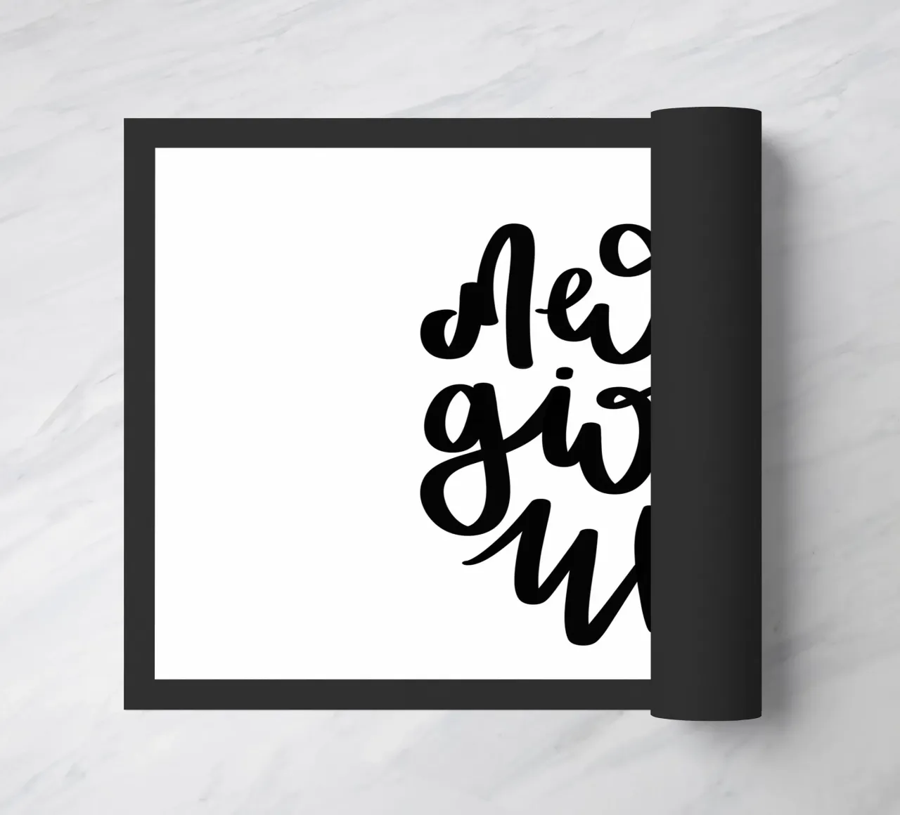 Never give up! zerbino da LIMITED EDITION LETTERS