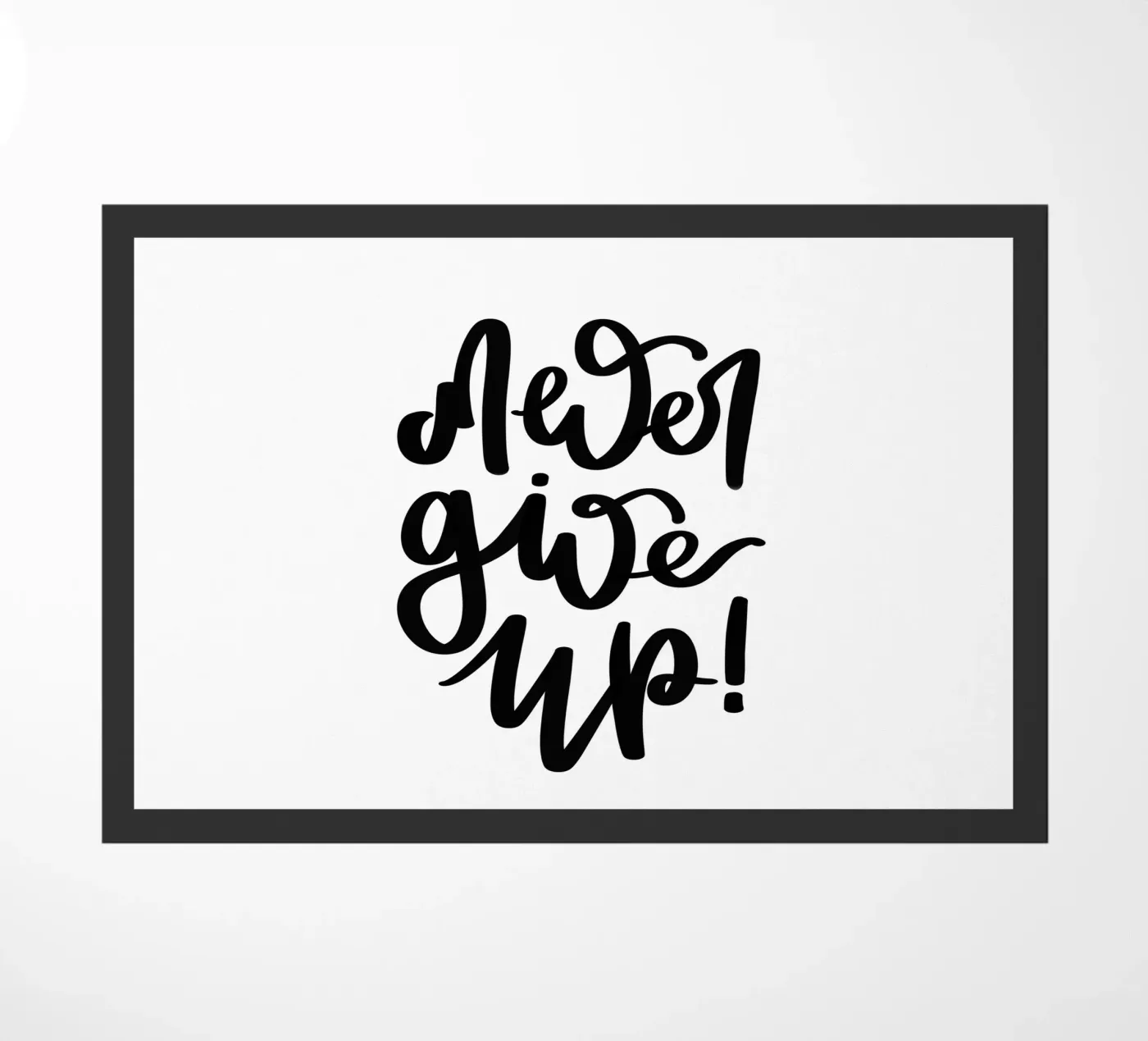 Never give up! zerbino da LIMITED EDITION LETTERS
