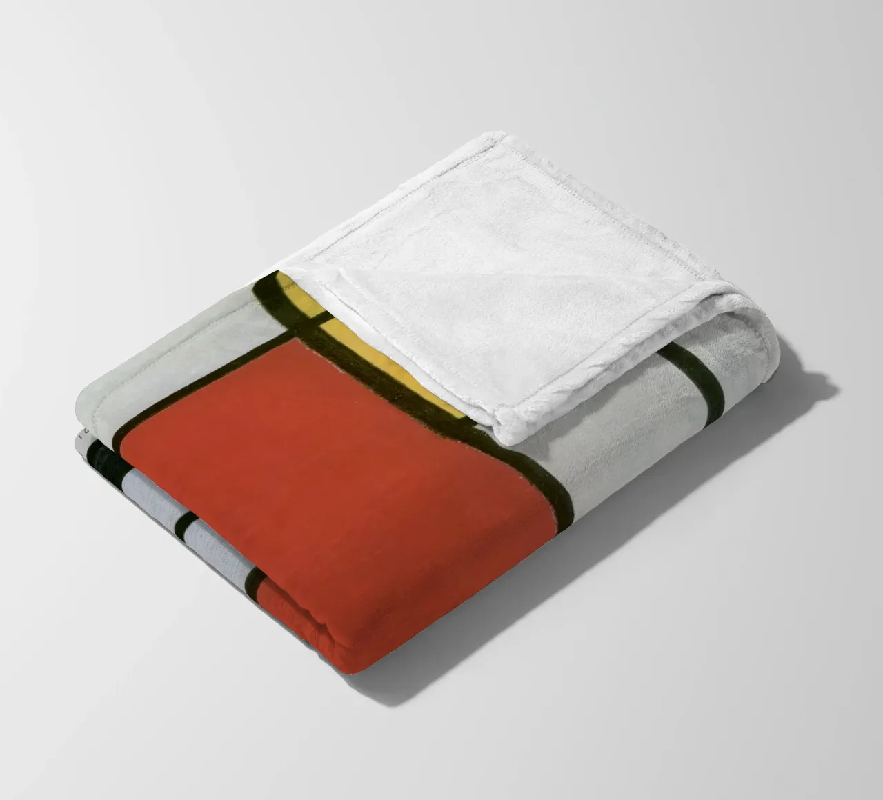 Piet Mondrian - Composizione coperta in pile da Timeless Artworks