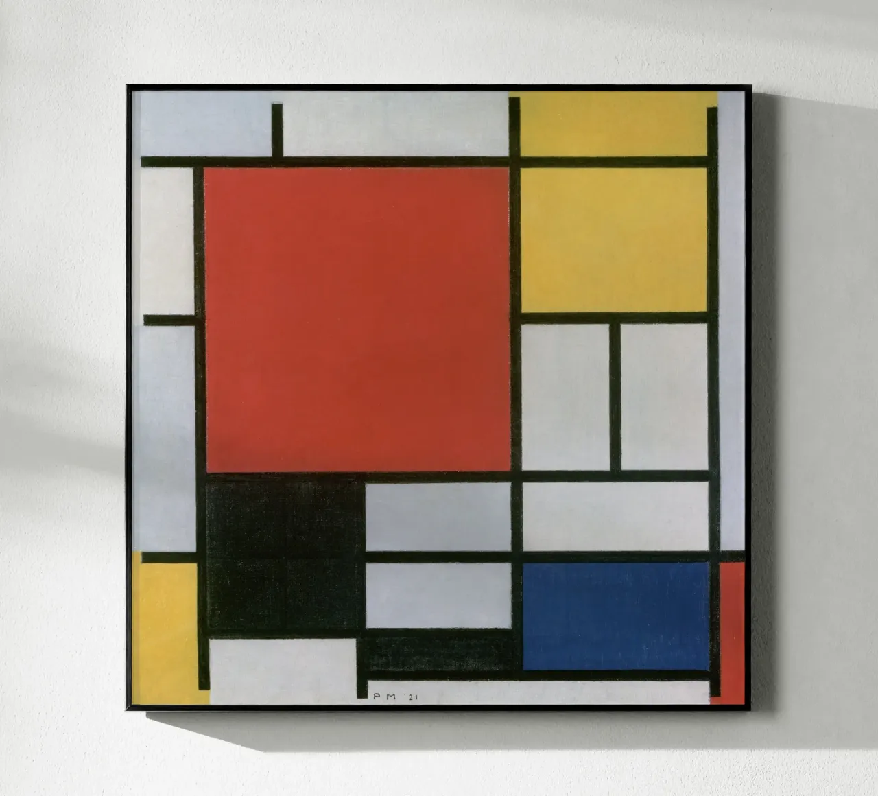 Piet Mondrian - Composizione plexiglass da Timeless Artworks
