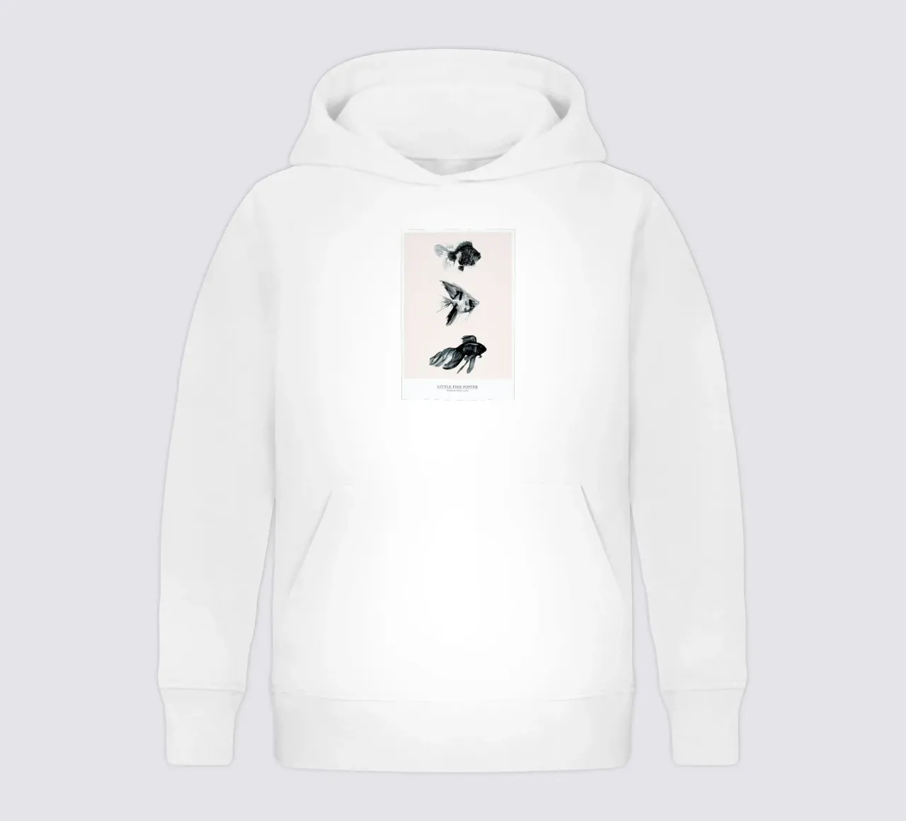 Little Fish kids hoodie by Mathilde Olsen