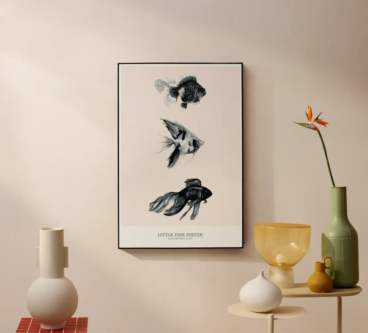 Little Fish plexiglass da Mathilde Olsen