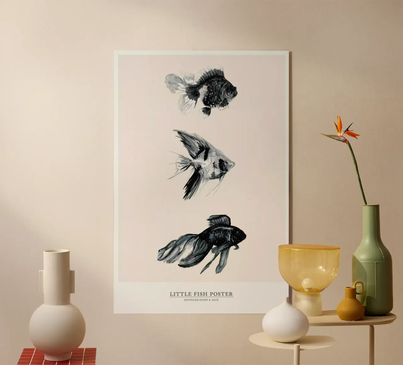 Little Fish plexiglass da Mathilde Olsen