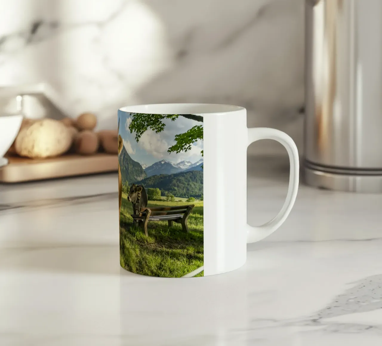 Kühe im Allgäu tazza in ceramica da Reisefotografie - Bilder aus aller Welt