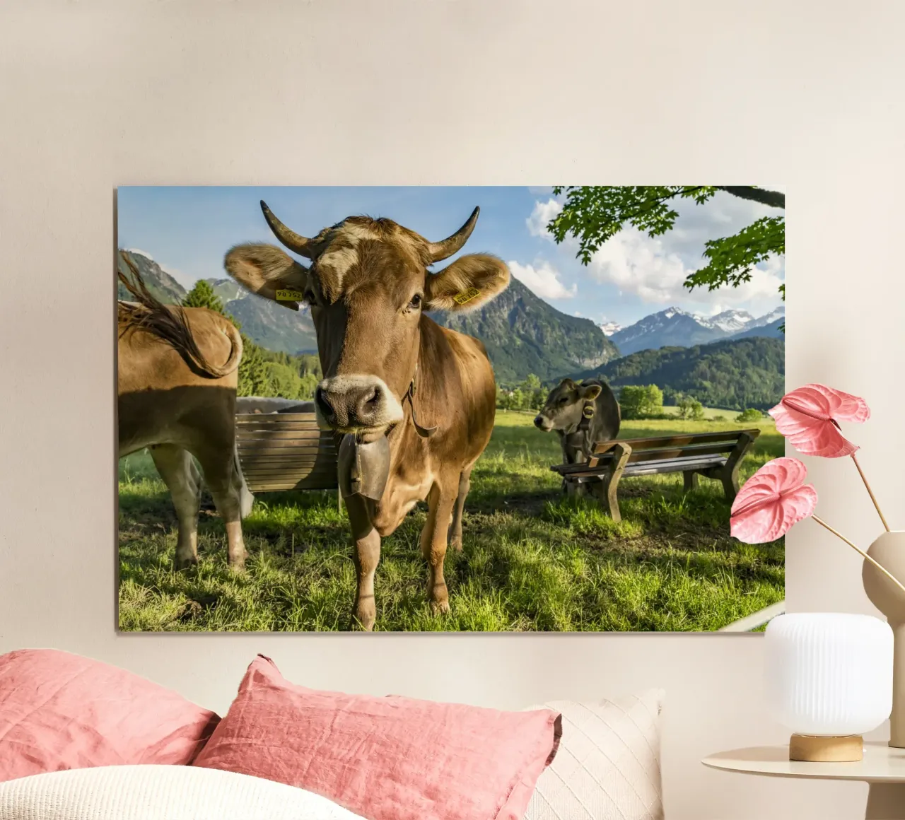 Kühe im Allgäu carta hahnemühle da Reisefotografie - Bilder aus aller Welt