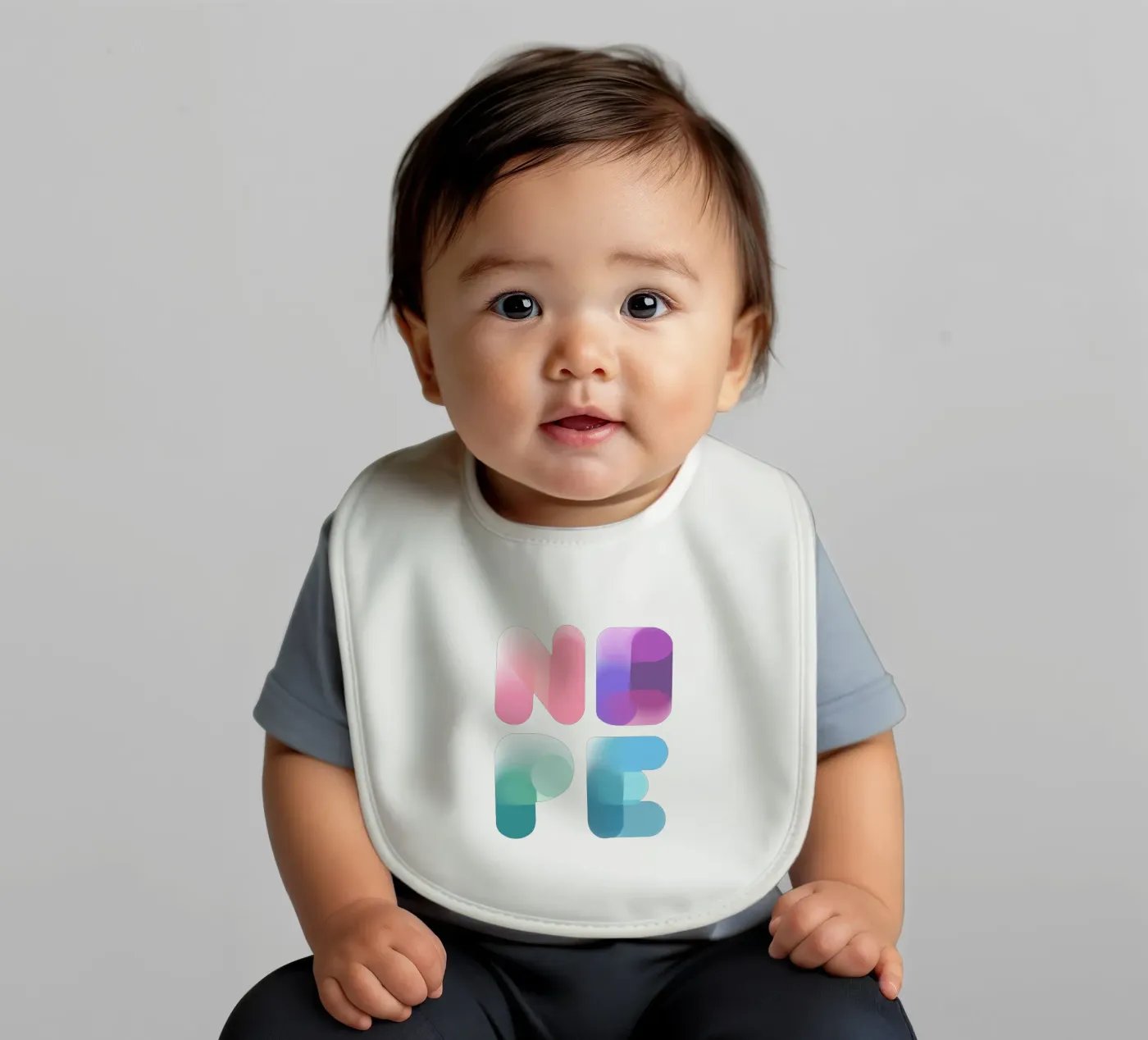 NOPE bavaglino da LIMITED EDITION LETTERS