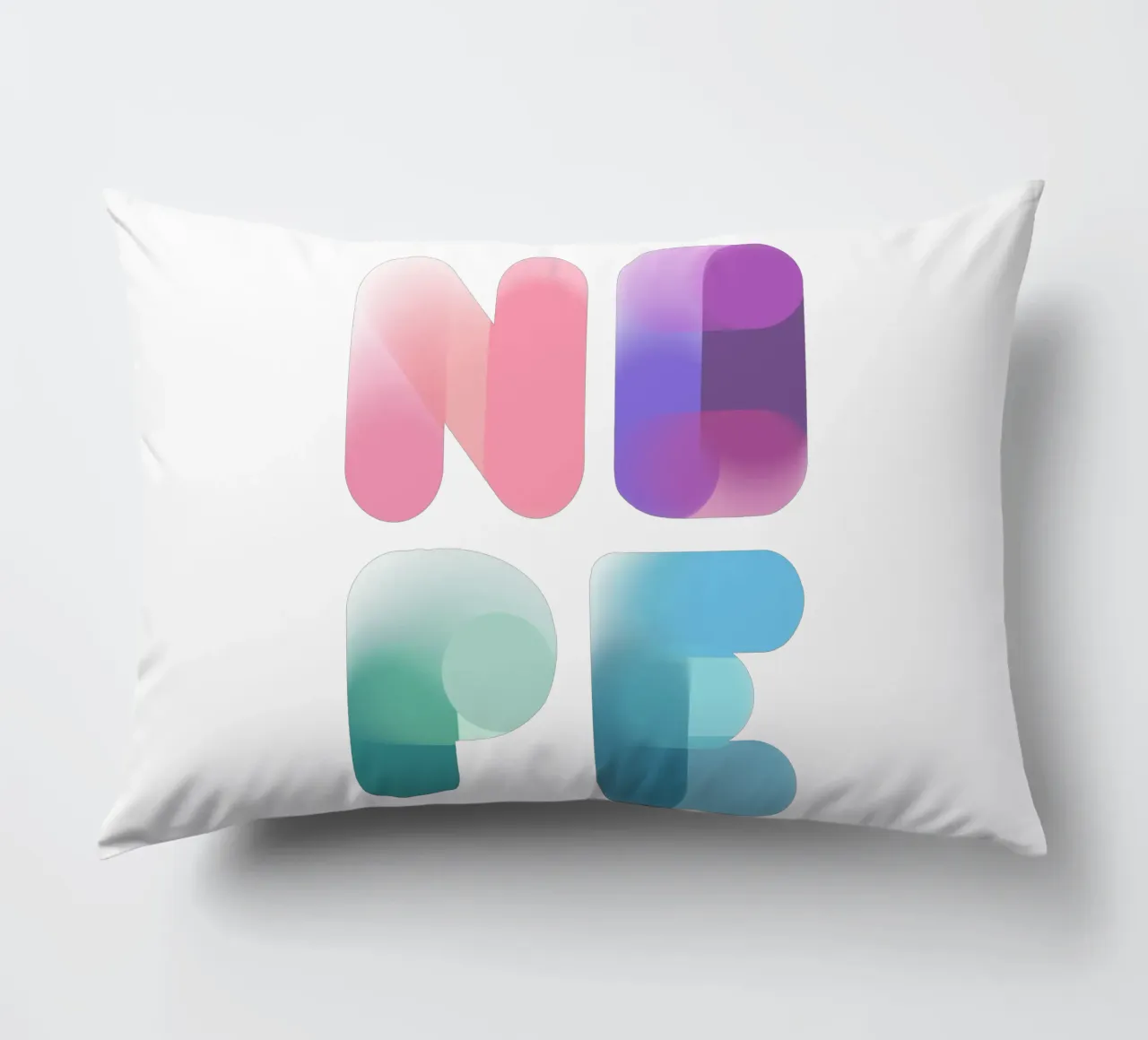 NOPE cuscino da LIMITED EDITION LETTERS