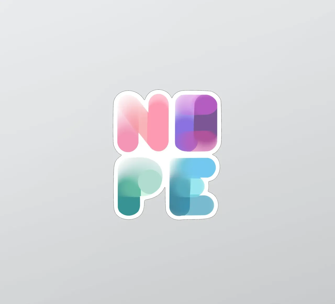 NOPE sticker by LIMITED EDITION LETTERS