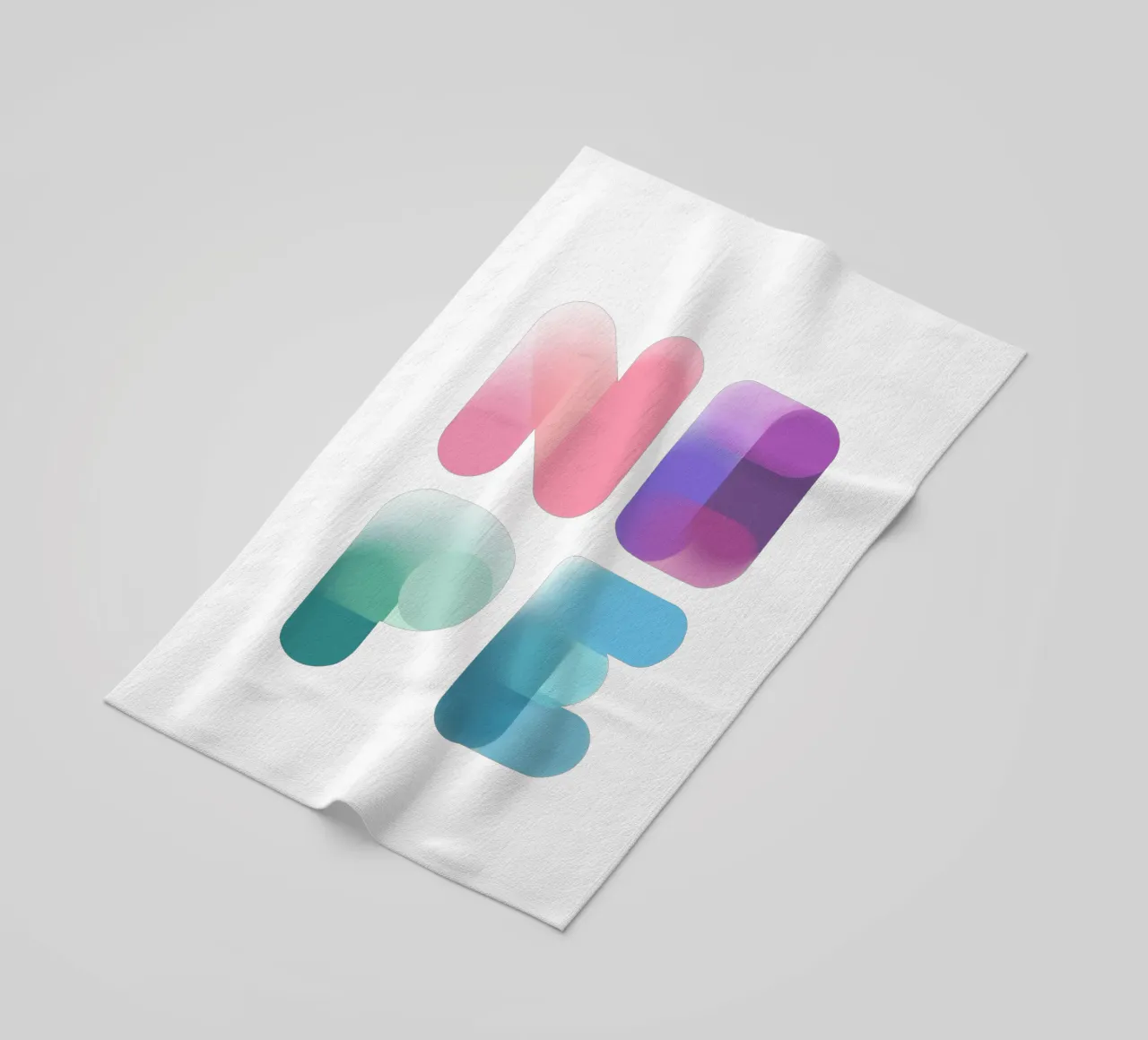 NOPE beach towel by LIMITED EDITION LETTERS