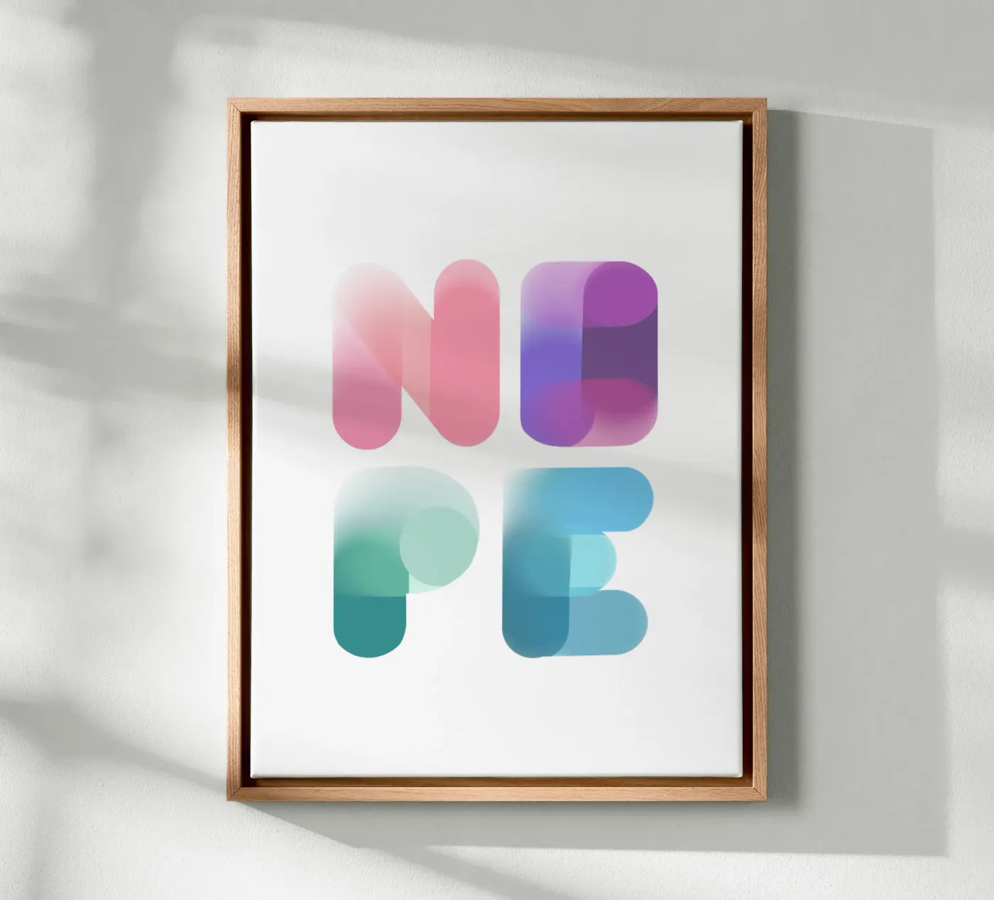 NOPE tela da LIMITED EDITION LETTERS